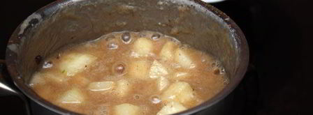 рисовые блинчики с грушевым соусом. Шаг 5