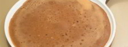 шоколадные блинчики с бананами и орехами. Шаг 7