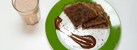 шоколадные блинчики с шоколадным соусом. Шаг 8