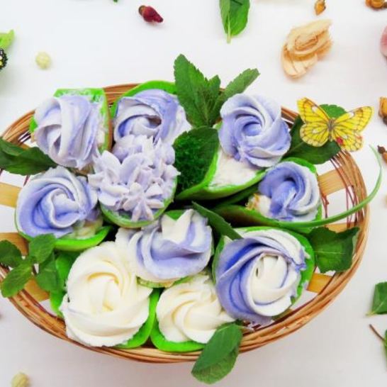 Рецепт шпинатных блинчиков весенний букет