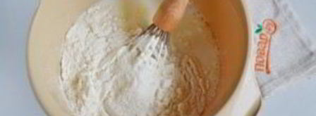 сырные блины с укропом. Шаг 3