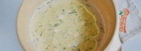 сырные блины с укропом. Шаг 5