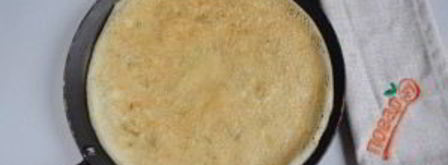 сырные блины с укропом. Шаг 7