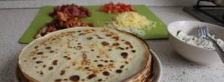 сытные блинчики с начинкой. Шаг 7