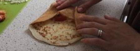 сытные блинчики с начинкой. Шаг 9