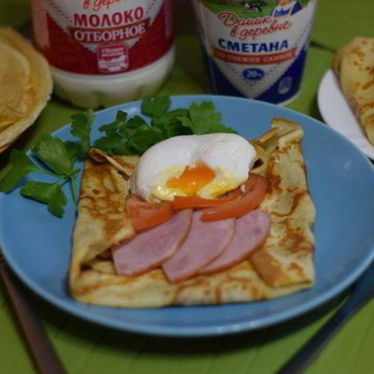 Рецепт сытных блинов