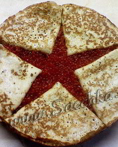 Тонкие блинчики с дырочками