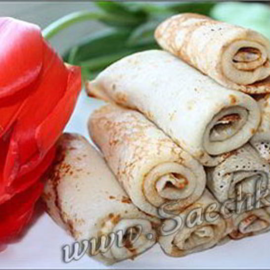 Рецепт тонких блинчиков