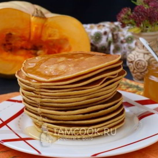 Рецепт тыквенных панкейков