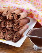 Вкусные шоколадные блины