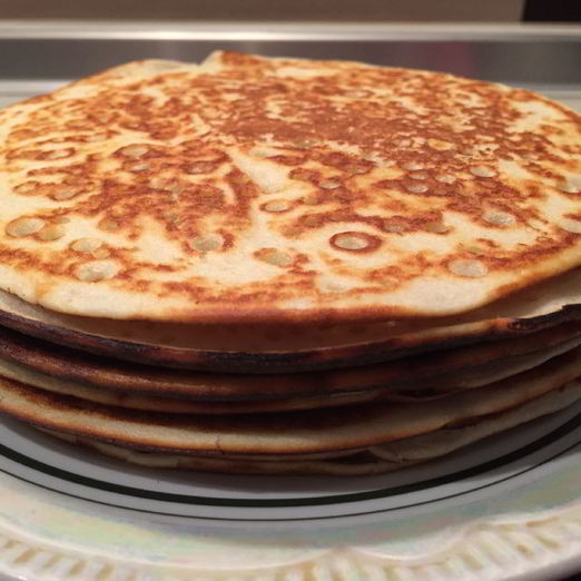 Воздушные тонкие блины на молоке