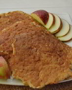 Яблочные панкейки без муки