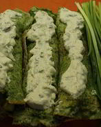 Зеленые блины