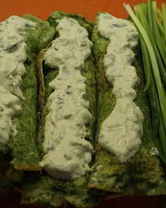 Зеленые блины