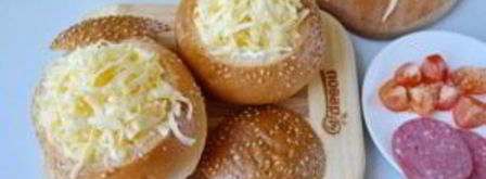 булочки, фаршированные омлетом, на завтрак. Шаг 8