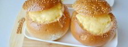 булочки, фаршированные омлетом, на завтрак. Шаг 9