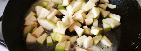 булочки с глазированными яблоками. Шаг 3