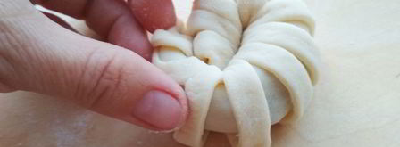 булочки с глазированными яблоками. Шаг 7