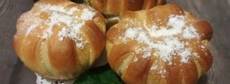 булочки с глазированными яблоками. Шаг 9