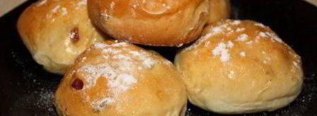 булочки с изюмом и вишней. Шаг 8