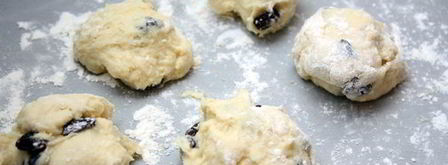 булочки с изюмом. Шаг 7