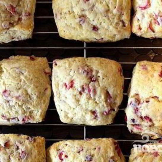 Рецепт булочек с клюквой и лимоном