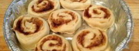 булочки с корицей и сливочной поливкой. Шаг 9