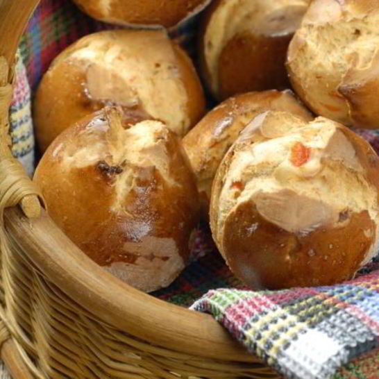 Рецепт булочек с рикоттой и сладким красным перцем