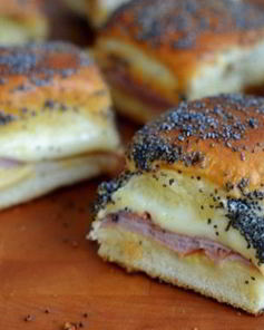 Булочки с сыром и ветчиной