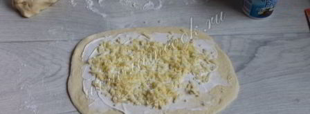 булочки улитки с сыром. Шаг 3