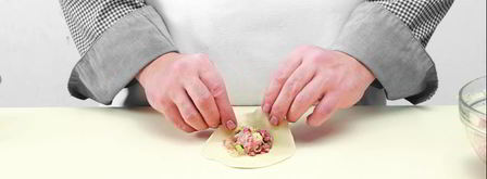 китайские булочки сяо лунь бао. Шаг 4