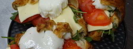 круассан с яйцом пашот. Шаг 14