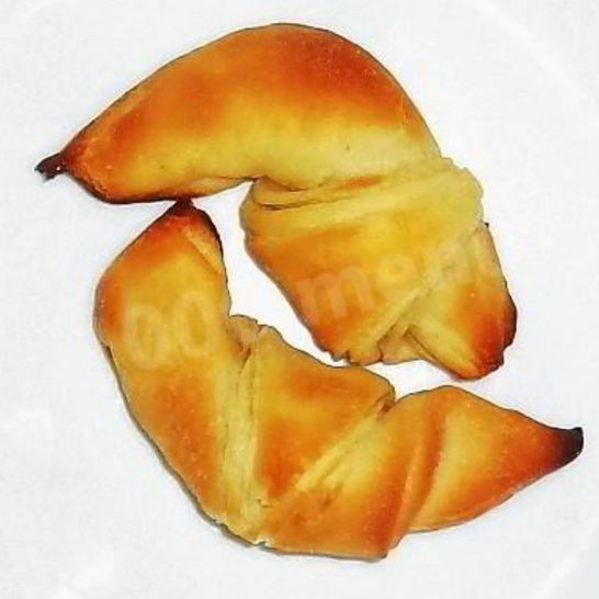 Рецепт круассанов из слоеного теста