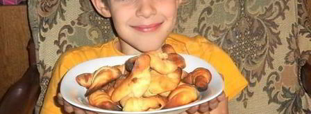 круассаны из слоеного теста. Шаг 13