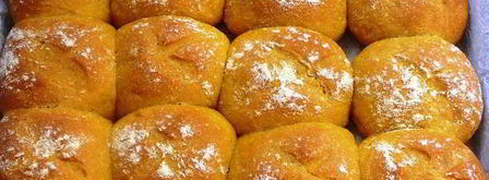 многозерновые тыквенные булочки. Шаг 6