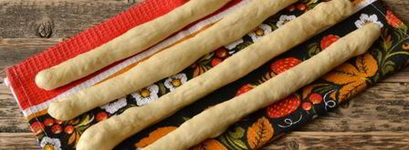 пампушки-завитушки из готового дрожжевого теста. Шаг 5