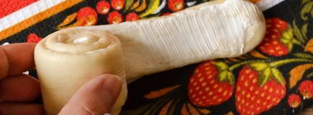 пампушки-завитушки из готового дрожжевого теста. Шаг 8