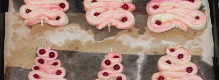 рождественские булочки-елочки. Шаг 14