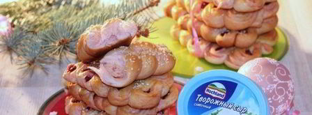 рождественские булочки-елочки. Шаг 16