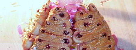 рождественские булочки-елочки. Шаг 19