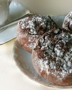 Шоколадные булочки с начинкой