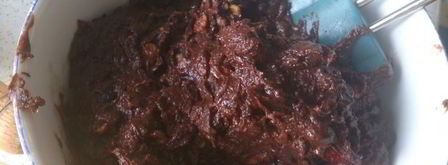 шоколадные булочки с начинкой. Шаг 4