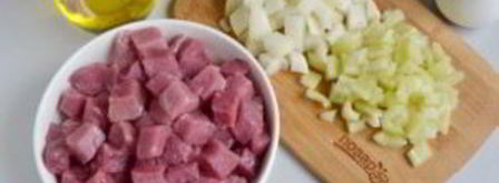 сырные булочки с мясной начинкой. Шаг 2