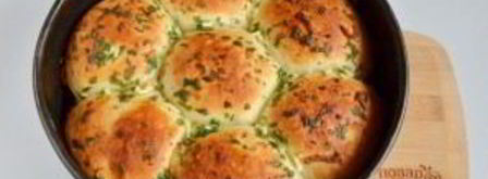 сырные булочки с мясной начинкой. Шаг 13