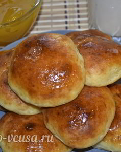 Творожные булочки с шоколадом