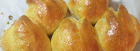 творожные булочки зайчики. Шаг 13