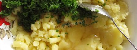 ватрушки картофельные с курицей. Шаг 4