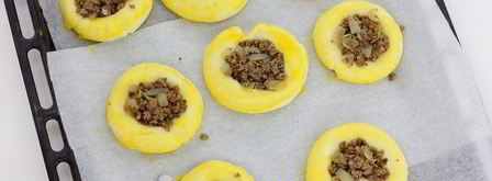 ватрушки с мясом. Шаг 9