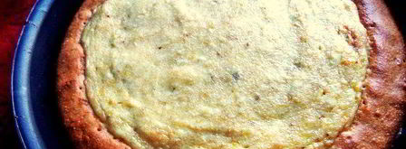 заливная ватрушка с бананами. Шаг 8