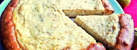 заливная ватрушка с бананами. Шаг 9